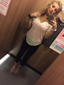 wispy-bones:  Me today in a change room  Send your own cell pics to fyeahcellpics on Kik!