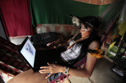 macpye:  aquapunk:  rainwood:  Indigenous people of Brazil trying to prevent their eviction from an old indigenous museum which they have been living in for the past 7 years. On March 22nd all of the inhabitants and their supporters were forcibly removed