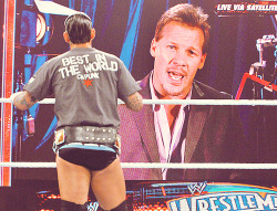 Jericho with facial hair! *.* Punk&rsquo;s Ass! =D