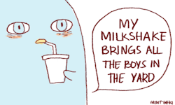 mint-geki:  the milkshake which kuroko drinks 