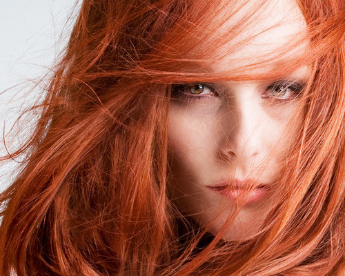 Natural red hair color