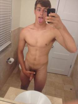 twinks-galore:  ballz2thwalz:  collegecock:  sweet dicked frat dude shows his junk…nice hairy ass!  Blue eyed cutie  Click here for more sexy twinks