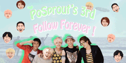 posprout:  Hello ! This is my 3rd follower forever because I reached 2k followers! Wow~ Unbelievable ! Thank you so much for following me and thank you to who have been stick with me for really long time ! I had so much fun with you guys by spazzing with