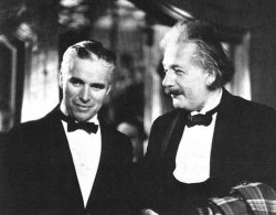Charlie Chaplin &amp; Albert Einstein