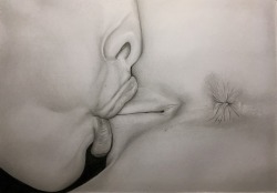 erotic-pencil-art-denmark:  Follow if you would like to see more of my photorealistic, erotic pencil drawings ❤️