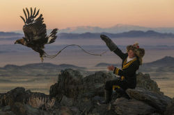 thegreenwolf:  13-year-old Kazakh Girl, Ashol Pan,  Trained To Become Eagle Hunter 