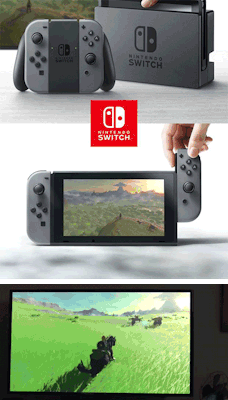 the-future-now:  Nintendo unveils its new console: the Nintendo SwitchNintendo’s long-awaited new console, originally called the NX, was finally revealed on Thursday morning through a trailer posted to the official Nintendo Twitter account. It’s now