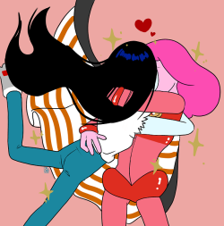 akaiengarde: Adventure Time you’re doing amazing sweetie  Congrats bubbline shippers! 