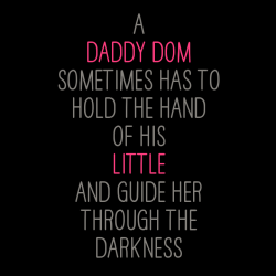 kittenonherown:  Doesn’t have to be a Daddy Dom … everyone needs someone to hold their hand and tug them forward.