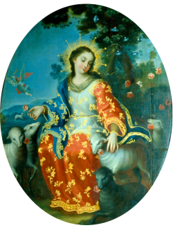 jaded-mandarin:  Miguel Cabrera. The Divine Shepherdess.