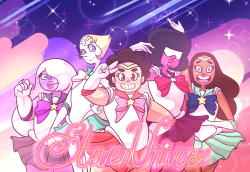scootched:  Steven Universe/Sailor Moon! Because WHY NOTft Connie cus she’s pretty much one of the gang now don’t you think???  &gt; u&lt; &lt;3
