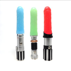 LIGHT UP STAR WARS DILDOS Who wants to buy me the green one FOR FREE CONTENT!!!