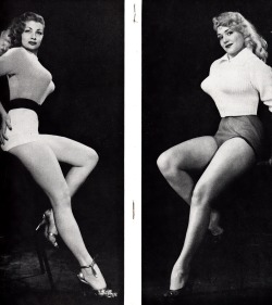 dulltooldimbulb:  Legendary Battle of the Bullet Bras starring Tempest Storm and Jenne Lee “The Bazoom Girl&quot; is HERE on the daily blog VINTAGE SLEAZE