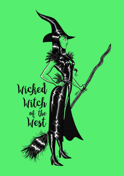 oliviersilven: Wicked Witch of the West.  Croquis+Cintiq+Photoshop. TUMBLR: http://oliviersilven.tumblr.com/  All Artwork Copyright Olivier SILVEN   