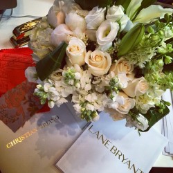 csiriano:  Thank you to the fabulous @lanebryant team for the beautiful flowers. I can’t wait for everyone to see what we create together!