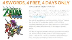 nintendroid:  The Legend of Zelda: Four Swords free download from Nintendo. Source: Nintendo 