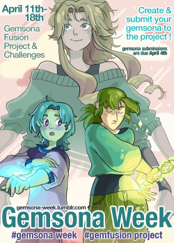 oreides:  gemsona-week:  The Gemsona Week blog IS UP!! and ready for gemsona submissions! PLEASE BOOST THIS POST &amp; GET INVOLVED! This is going to be a lot of fun.  Gemsona Week is April 11th-18th, a whole week of celebrating the amazing animated