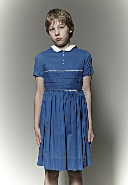 Schoolgirl dress strip
