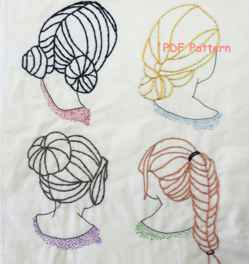 Hand embroidery pattern