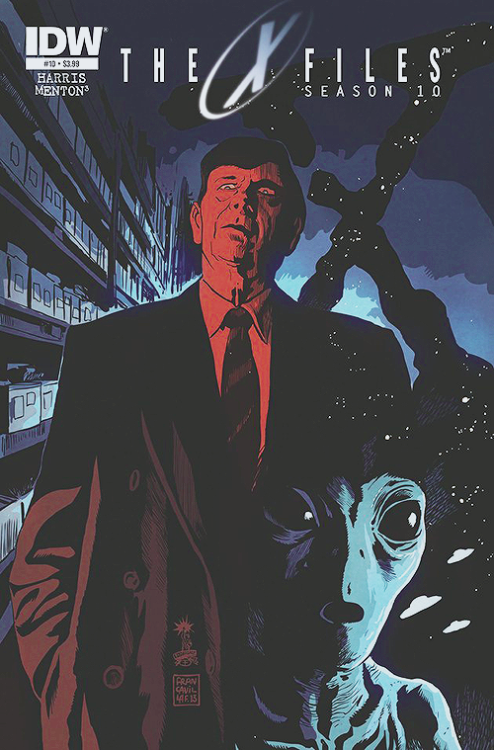  The X-Files Comic “Season 10” Issue #10 Cover by Francesco Francavilla 