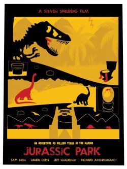 xombiedirge:  Jurassic Park by Dave Williams