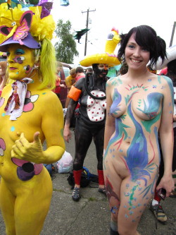 punkned:  Festival nudity! 