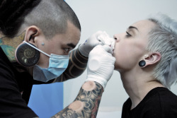 ladyvladislava:  my tongue split in pics. the happiest day in my life so far, the relief was out of this world. peformed by chai @ calm bodymodification in stockholm! 