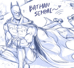 c2ndy2c1d:  BATMAN IS TSUNDERE-DESU!!!!!! HERE”S 16!!!! 16. Batman (Batman X Joker) For this thingy i’m doing: http://c2ndy2c1d.tumblr.com/post/45709215447/you-know-what sorry pimples, i’m just on Acid today….   I don&rsquo;t know why I&rsquo;m
