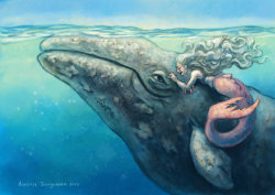 startrekrenegades:  boxlunches:  trojanphoenix:  heatherbat:  aquaticallyinclined:  “When they were little girls, they decided that they would be best friends forever. A whale never forgets a promise.” -Anneliese Juergensen  i have now died. of joy.