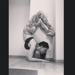 Practising yoga by alettaoceanxxxx_
