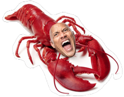audiencezombie:  I made this for some reason like a year ago and the only context I can remember was Dwayne the rock lobster  It&rsquo;s been 3 years and I still don&rsquo;t remember any context aside from &ldquo;Dwayne the rock lobster&rdquo;