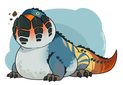 dilemmaart: tis the fat nom nom  One of my favourites. Its so fat and cute and I want one. I relate to it.my bf said its my spirit animal. After getting mad…I kinda agree with him. Though after saying that he does not get to say he’s a legiana. you