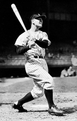 this-day-in-baseball:  April 13, 1939 In a spring training game played in Norfolk, Virginia, Yankee first baseman Lou Gehrig, with apparent muscle loss, especially around his shoulders, goes deep twice in a 14-12 exhibition loss against the Dodgers. The