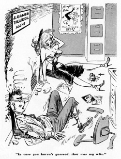    Burlesk cartoon by Bill Ward..       aka. “McCartney” From the pages of the April ‘57 issue of ‘CABARET’ magazine..    
