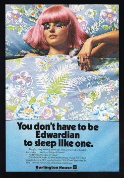 thegroovyarchives:  1970 Burlington House Bedding Ad.(via: eBay)
