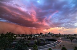invigor:  Dust Storm over Phoenix Arizona | cred: Mike Olbinski 