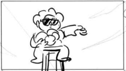 This is my favorite panel from the Giant Woman storyboard