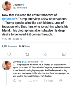 bookahplease: passingafternoons: ICYMI: Trump’s latest uncensored, unsupervised interview with a NYTIMES reporter should be required reading for every American. 