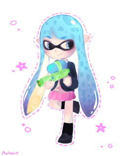 rnoonjelly:  i played splatoon at my friends house yesterday &gt;8)