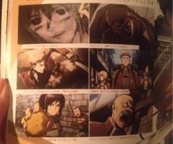  Shingeki no Kyojin OVA 2 Preview (Source)  That must be Jean sketching a blushing Mikasa right? LOL.