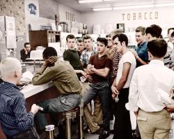 chemicallywrit:kaylapocalypse: historicaltimes:   “Crazy Dion” Diamond at one of his sit-ins as a teenager in Arlington, VA. June 10, 1960 via reddit   All of those people around him are demons  hey guys! here’s some fun things i learned from this