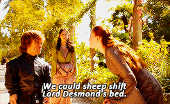 brigwife:   sansalayned-deactivated20141117:  (Requested by anonymous).  #just in case anyone forgets that sheâ€™s still a KID  tyrion and sansa getting on is all i want from life 