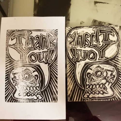 First lino cut unsupervised, haha.   basically i need to do more prep work and take my time more, i have ADD so this method is alien.    Getting back into the studio for even just a bit feels good, though.    I keep trying, take one step forward at a