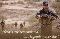 sexysoldiers:  February 2, 2013 we lost a great hero, Navy SEAL Chris Kyle.  You will never be forgotten!