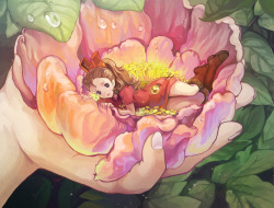 girlsbydaylight:  Ghibli by saya on pixiv 