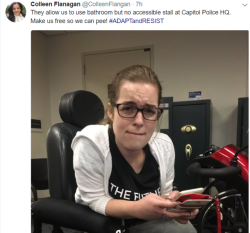 thediscourseblogs:    Disability advocates arrested during health care protest at McConnell’s office. Thank you for risking your lives #cripplepunk 50+ arrests and counting DONATE TO THE LEGAL FUND 
