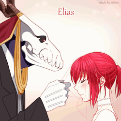 thetangles:  ★  sieben  |  【途中動画】Happy Wedding!  ☆ ⊳ elias and chise (the ancient magus bride) ✔ republished w/permission