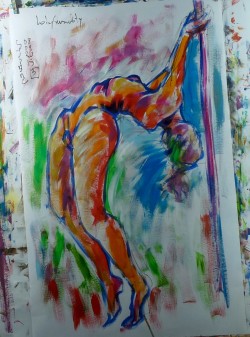 ladysensuality:  couleur-stephane:  from a sportiv and beautifull photo seen in ladysensuality blog    I love this colorful work of art! Thank you!!Reference photo by Jeff Waters