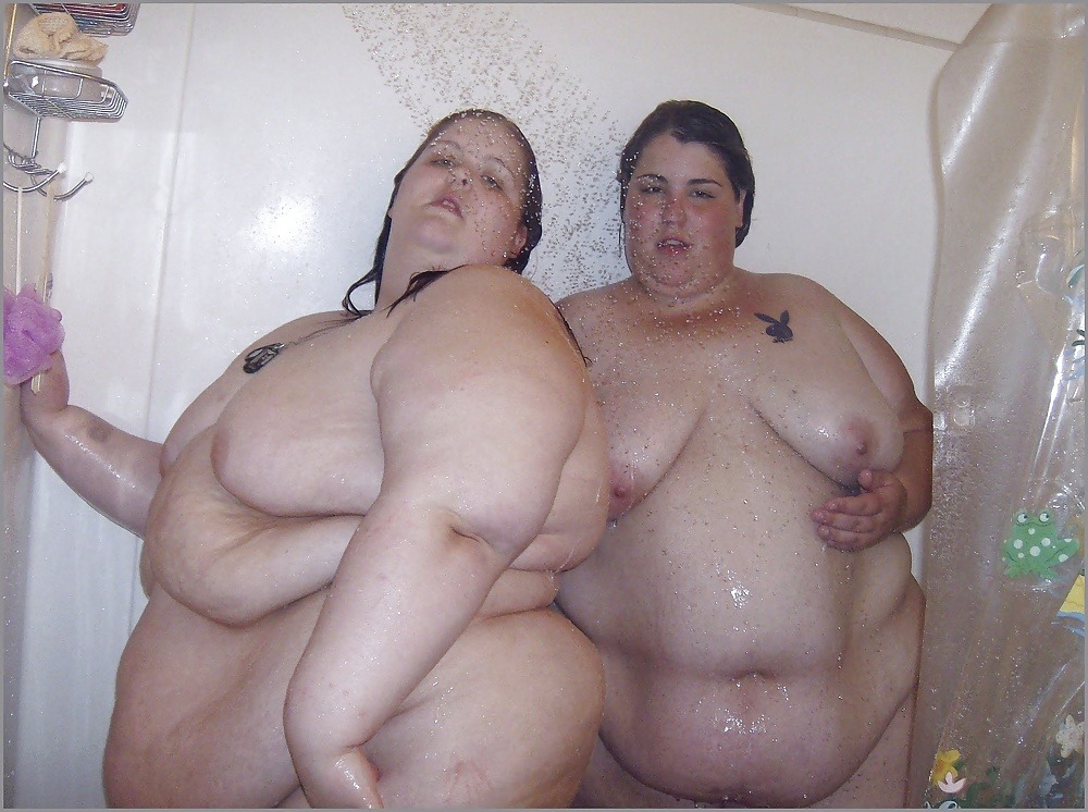 Fat young girls shower