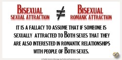professor-polyamory:  The Professor: There tends to be a causal use of the words homosexuality and bisexuality that implicitly assumes that those concepts include both sexual and romantic/emotional components. The whole gay marriage rights campaign has